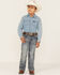 Image #1 - Wrangler Little Boys' Greeley Relaxed Bootcut Jeans, Blue, hi-res