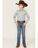 Image #1 - Wrangler Retro Boys' Medium Wash Slim Bootcut Stretch Denim Jeans, Medium Wash, hi-res
