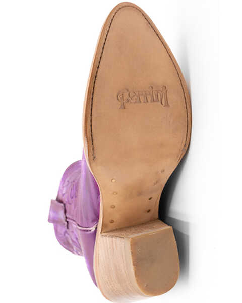 Image #7 - Ferrini Women's Pixie Western Booties - Pointed Toe , Purple, hi-res