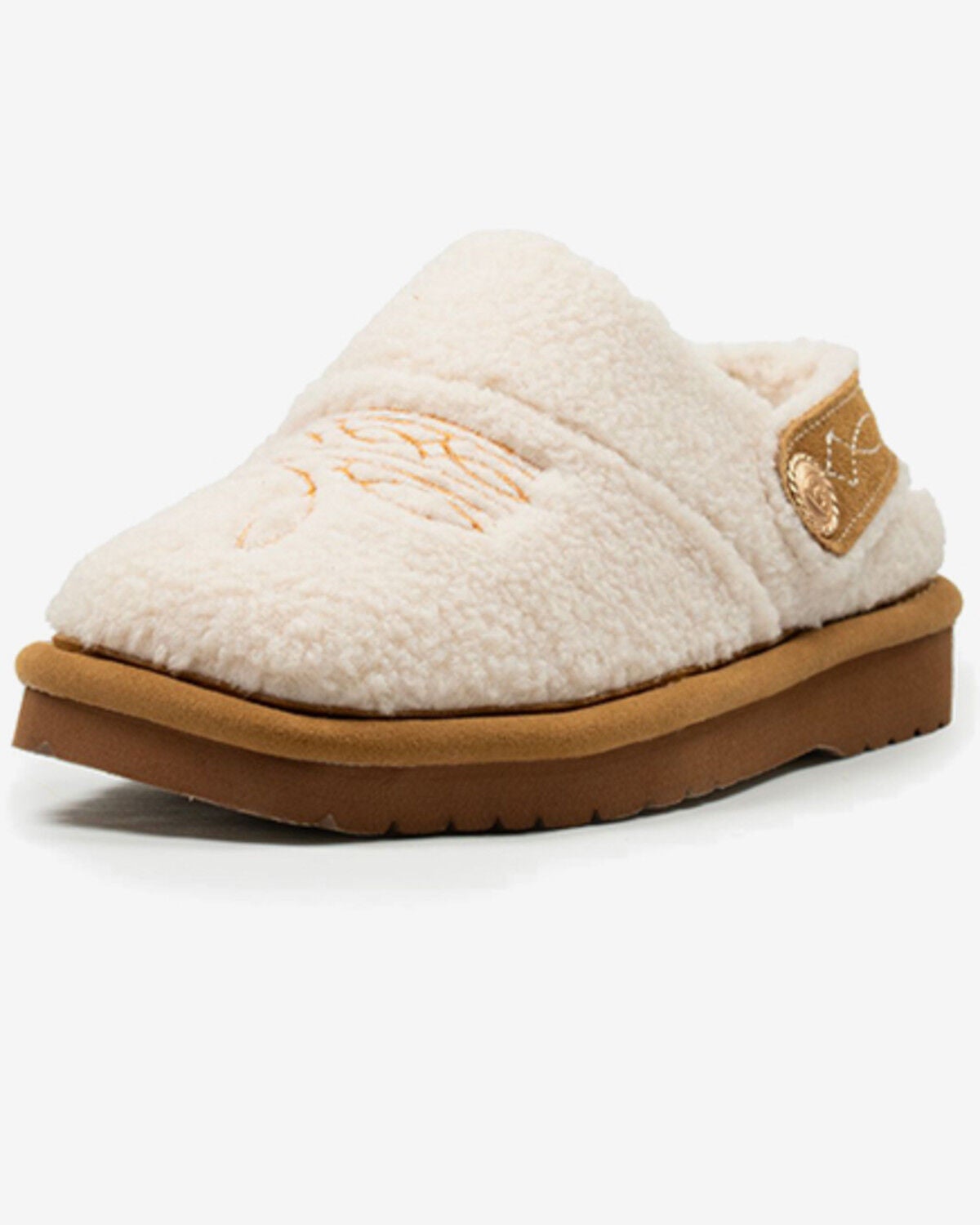 Image #1 - Ariat Women's Jackie Sling Back Square Toe Slippers, Cream, hi-res