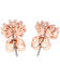 Image #2 - Montana Silversmiths Women's Simply Brilliant Rose Flower Earrings, , hi-res