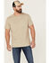 Brothers & Sons Men's Basic Pocket T-Shirt , Sand, hi-res