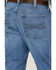 Blue Ranchwear Men's Bronc Rider Light Medium Wash Rigid Regular Straight Jeans , Light Medium Wash, hi-res