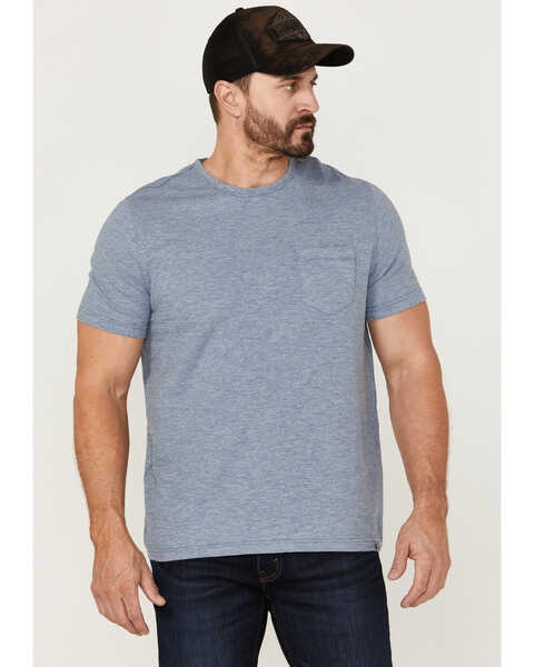 Image #1 - Flag & Anthem Men's Biscoe Stripe Pocket T-Shirt , Blue, hi-res