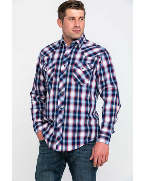 Image #5 - Roper Men's Plaid Long Sleeve Western Shirt , , hi-res