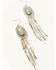Image #1 - Shyanne Women's Agate Fringe Earrings, Silver, hi-res