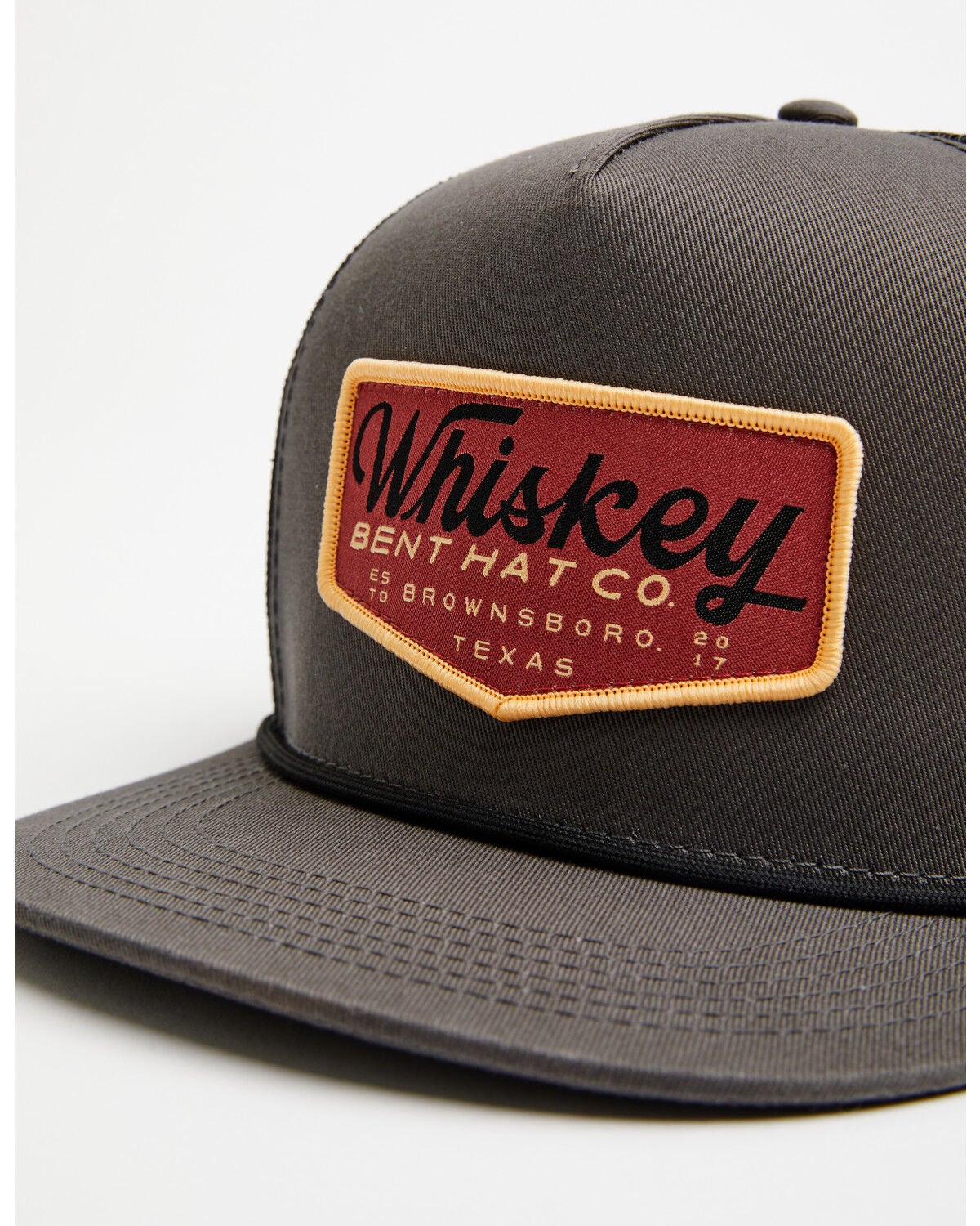 Image #2 - Whiskey Bent Men's Cimarron Ball Cap, Grey, hi-res