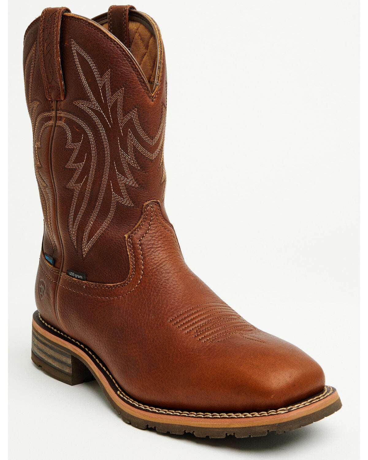 Ariat Men's Hybrid Rancher H20 400G Boots - Square Toe, Brown, hi-res