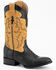 Image #1 - Ferrini Men's Nash Exotic Ostrich Leg Western Boots - Round Toe, Black, hi-res