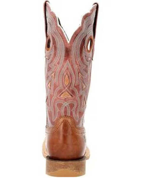 Image #5 - Durango Women's Red Lady Rebel Pro Western Performance Boots - Broad Square Toe , Rose, hi-res