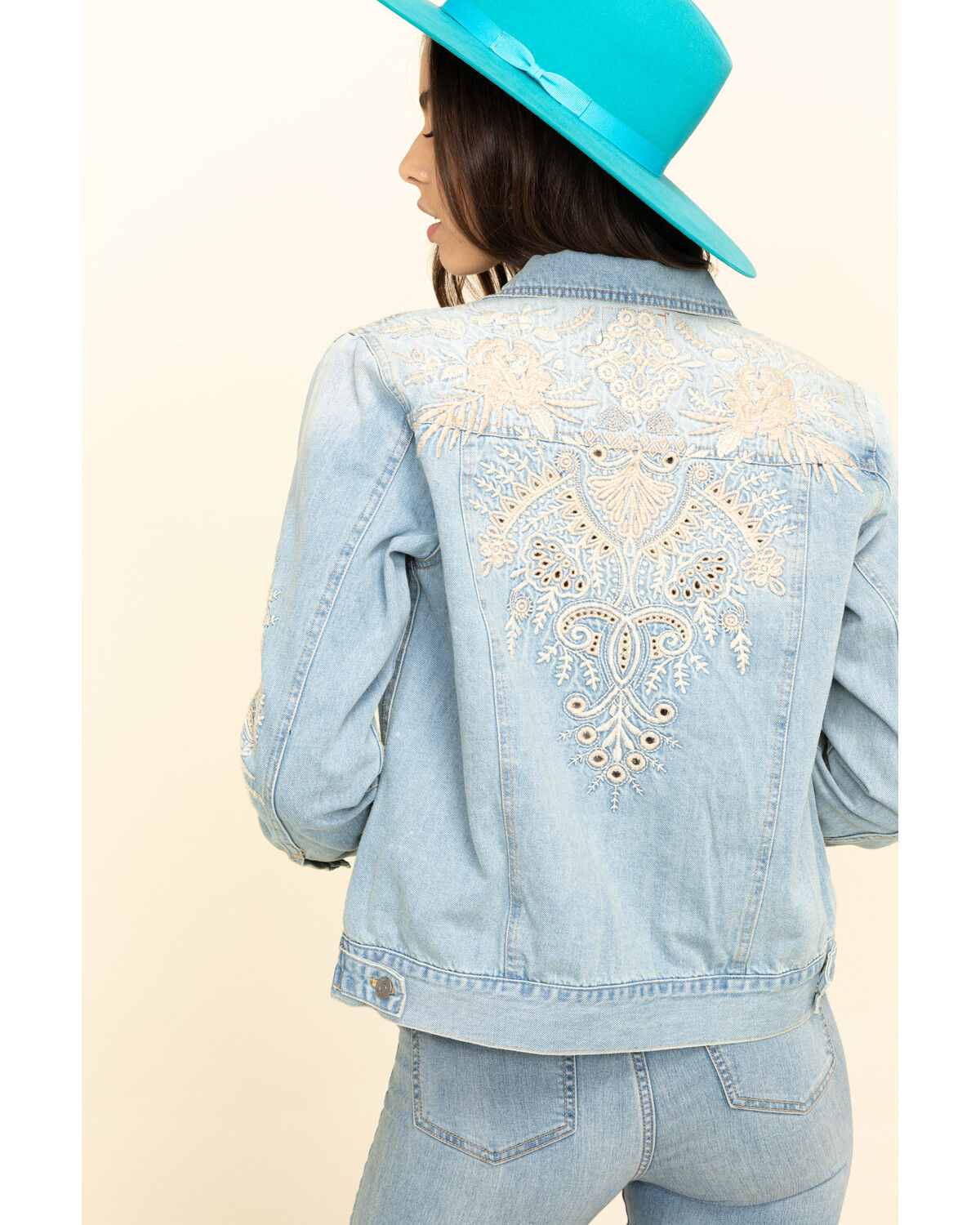 Image #2 - Johnny Was Women's Embroidered Iva Denim Jacket, , hi-res