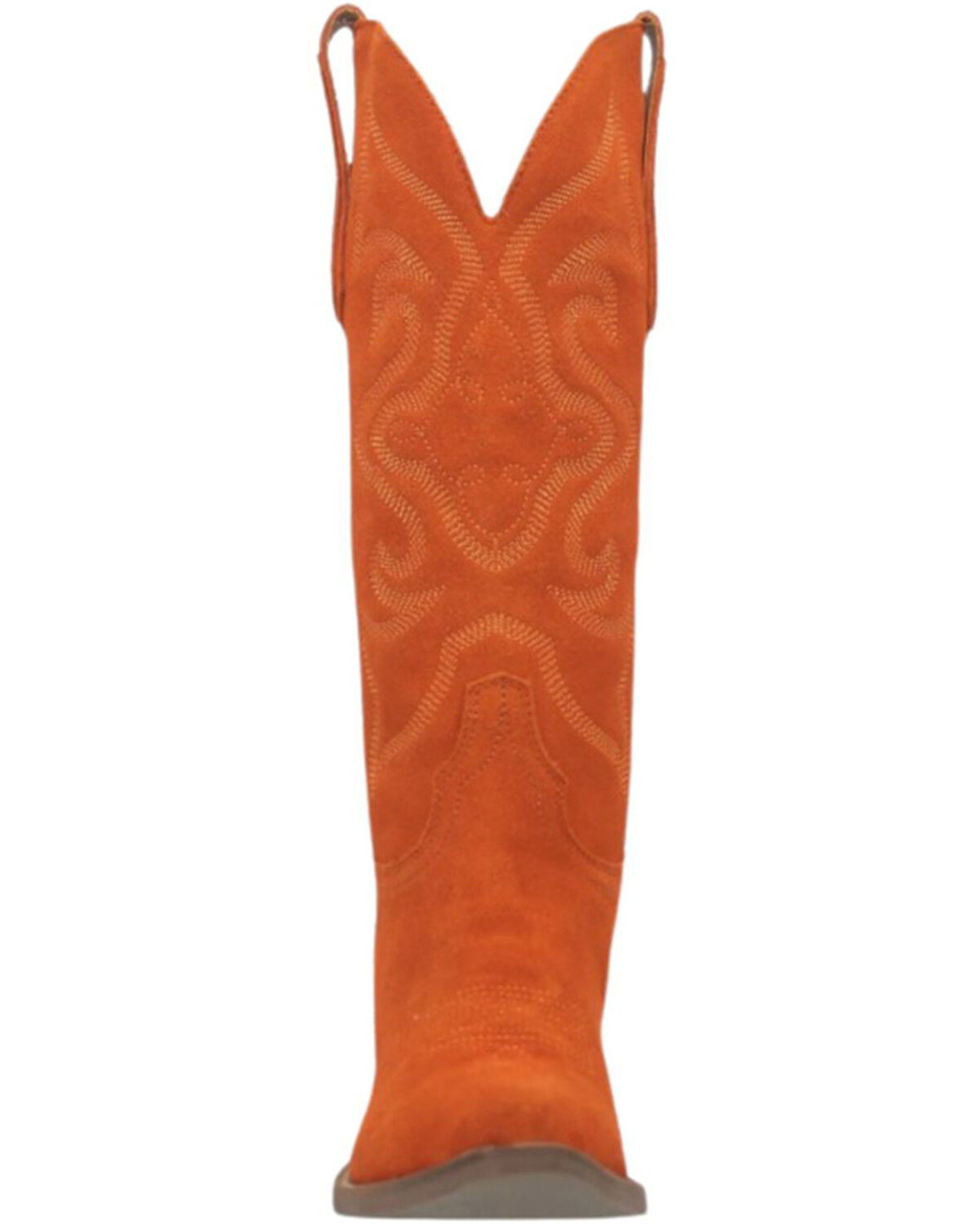 Image #4 - Dingo Women's Out West Tall Western Boots - Round Toe, Orange, hi-res