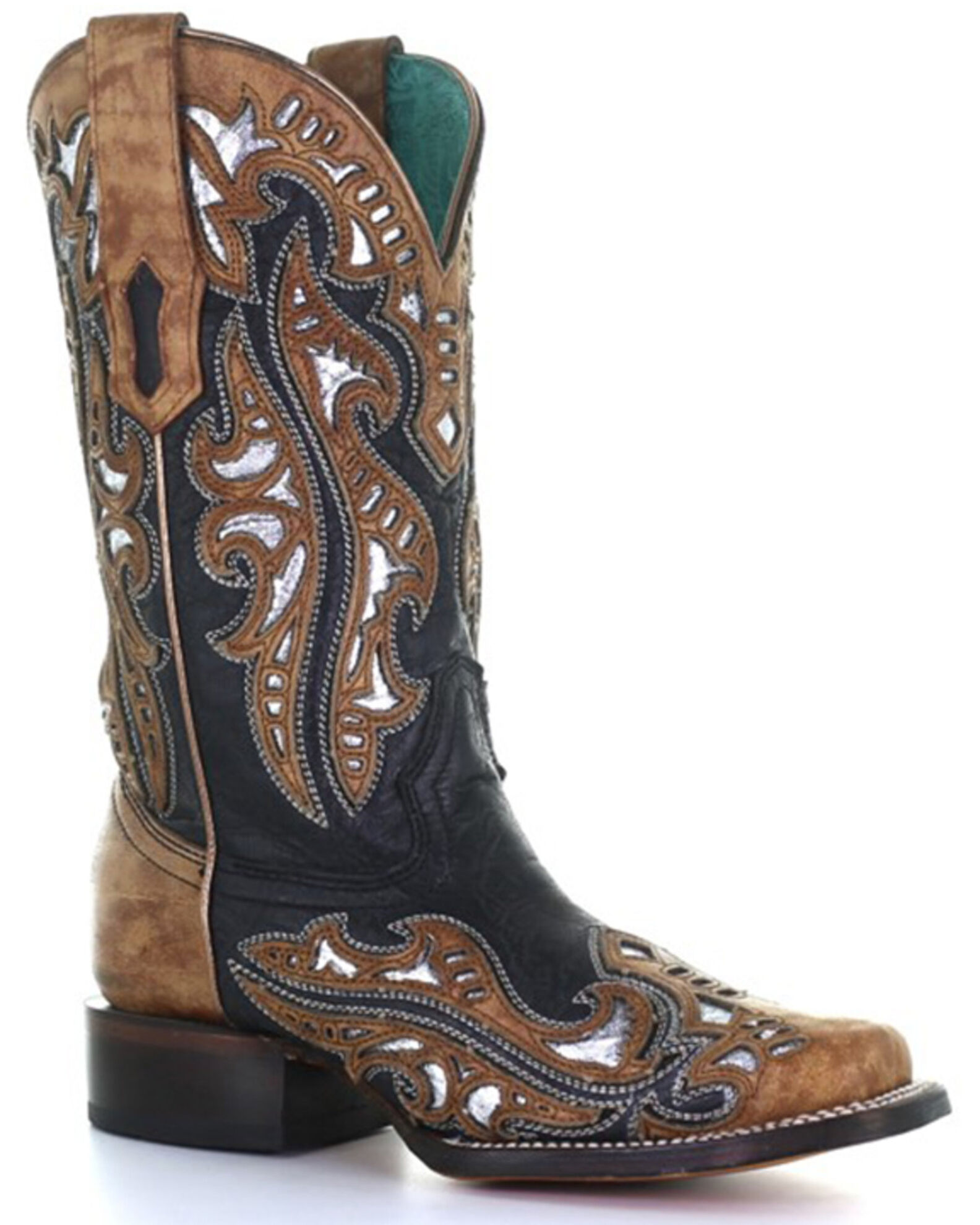 Tall square toe cowgirl boots shop