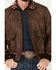 Image #3 - Cody James Men's Button-Down Bomber Jacket, Brown, hi-res