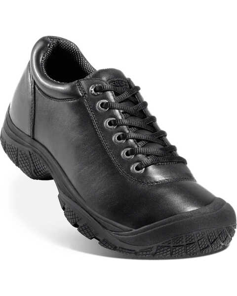 Image #6 - Keen Men's PTC Waterproof Work Oxford Shoes , Black, hi-res