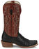 Image #2 - Tony Lama Men's Rylen Full Quill Ostrich Exotic Western Boots - Square Toe, Black, hi-res