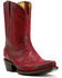 Image #1 - Ariat Women's Cate Western Booties - Snip Toe, Red, hi-res