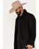 Image #2 - Scully Men's Suede Double Collar Jacket, Black, hi-res