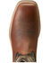 Ariat Men's Ridgeback Western Performance Boots - Broad Square Toe, Brown, hi-res