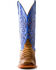 Image #3 - Horse Power Men's Toasted Caiman Print Western Boots - Broad Square Toe, Tan, hi-res