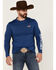 Image #1 - Kimes Ranch Men's K1 Long Sleeve Tech T-Shirt, Navy, hi-res