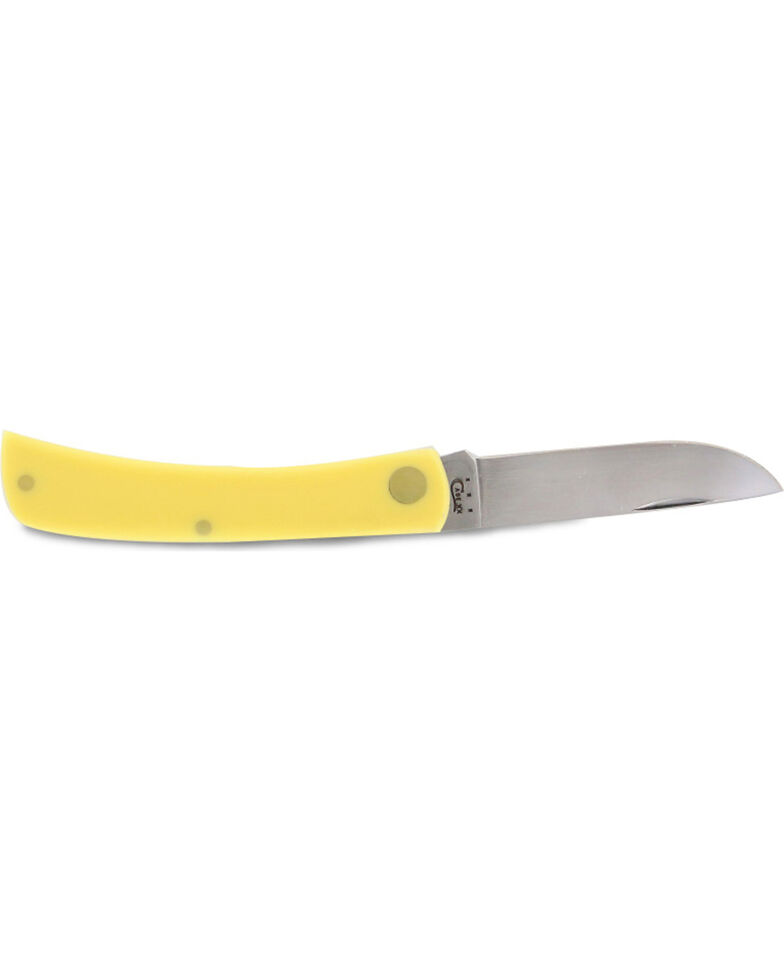 W.R. Case & Sons Yellow Delrin Sod Buster Jr. Pocket Knife, Multi, hi-res