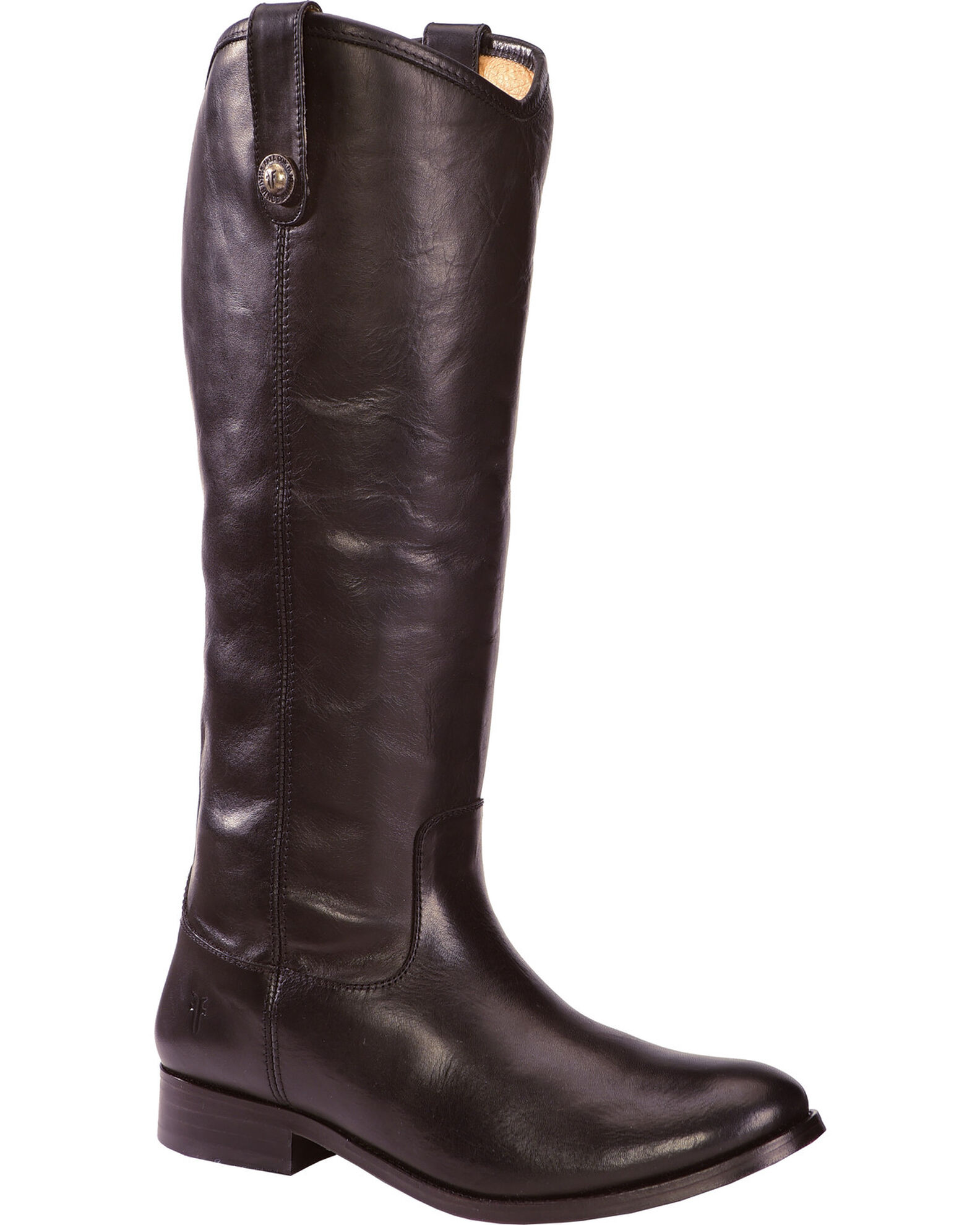 Frye Women s Melissa Button Riding Boots Round Toe Sheplers