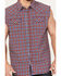 Image #3 - Cody James Men's Plaid Stars Bubba Sleeveless Western Shirt, Navy, hi-res
