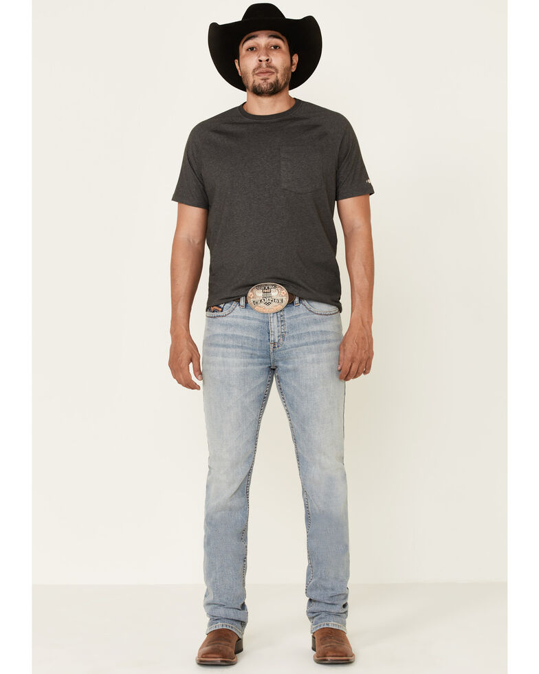 Cody James Core Men's Sawbuck Light Wash Stretch Stackable Straight Jeans , Blue, hi-res