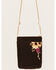 Mary Frances Kickin' Around Beaded-Boot Crossbody Mini Handbag, Brown, hi-res
