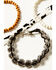 Image #2 - Shyanne Women's Braided Concho Cow Print Beaded Bracelet Set - 4-Piece, Silver, hi-res