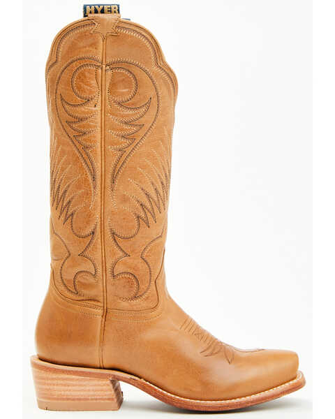 Image #2 - Hyer Women's Leawood Western Boots - Square Toe , Tan, hi-res