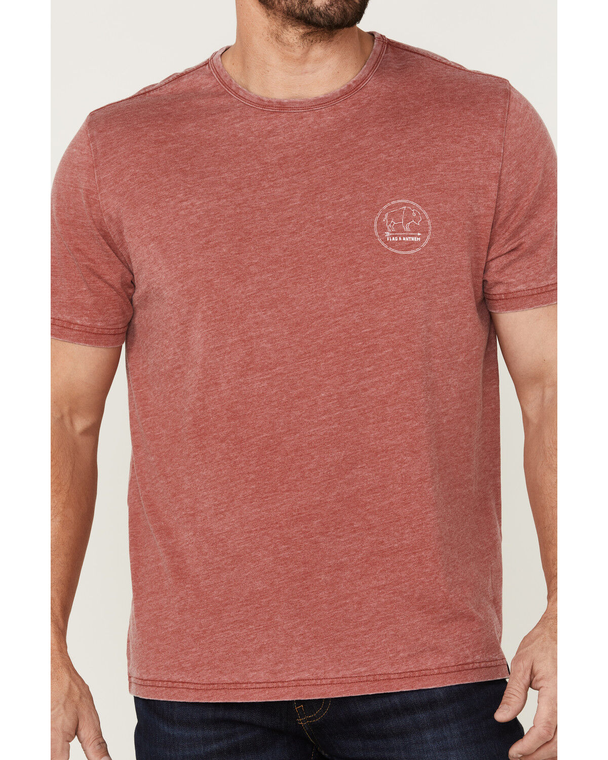 Image #3 - Flag & Anthem Men's Jackson Hole Graphic T-Shirt, Red, hi-res