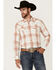 Image #1 - Cody James Men's Samba Plaid Print Long Sleeve Snap Western Shirt - Big , Red, hi-res