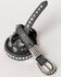 Shyanne Women's Rhinestone Thin Belt, Black, hi-res