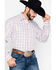 Image #4 - Stetson Men's Small Plaid Print Snap Long Sleeve Western Shirt, , hi-res