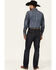 Wrangler Retro Men's Dark Wash Rocky Mount Relaxed Bootcut Jeans - Tall , Blue, hi-res
