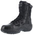 Image #2 - Reebok Men's Stealth 8" Lace-Up Black Side-Zip Work Boots - Soft Toe , Black, hi-res
