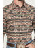 Image #3 - Cody James Men's Ironwood Southwestern Long Sleeve Snap Flannel Shirt - Tall, Brown, hi-res