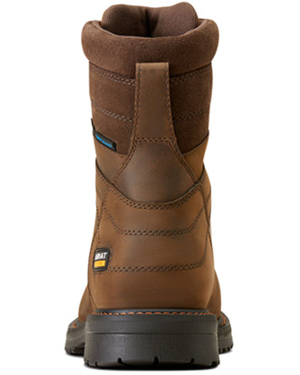 Image #3 - Ariat Men's 8" RigTEK CSA Waterproof Work Boots - Composite Toe, Brown, hi-res