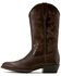 Image #2 - Ariat Men's Heritage Western Boots - Round Toe, Chocolate, hi-res