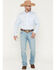 Image #1 - Wrangler Retro Men's WRT20 Fallon Light Wash Relaxed Bootcut Stretch Denim Jeans, Light Wash, hi-res