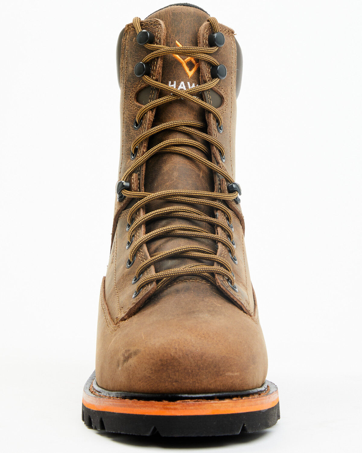 Image #4 - Hawx Men's 8" Insulated Lace-Up Waterproof Work Boots - Composite Toe, Brown, hi-res