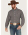 Image #2 - Cinch Men's Diamond Geo Print Long Sleeve Button-Down Western Shirt, Multi, hi-res