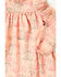Image #2 - Wrangler Infant Girls' Printed Long Sleeve Snap Dress and Diaper Cover - 2 Piece, Pink, hi-res