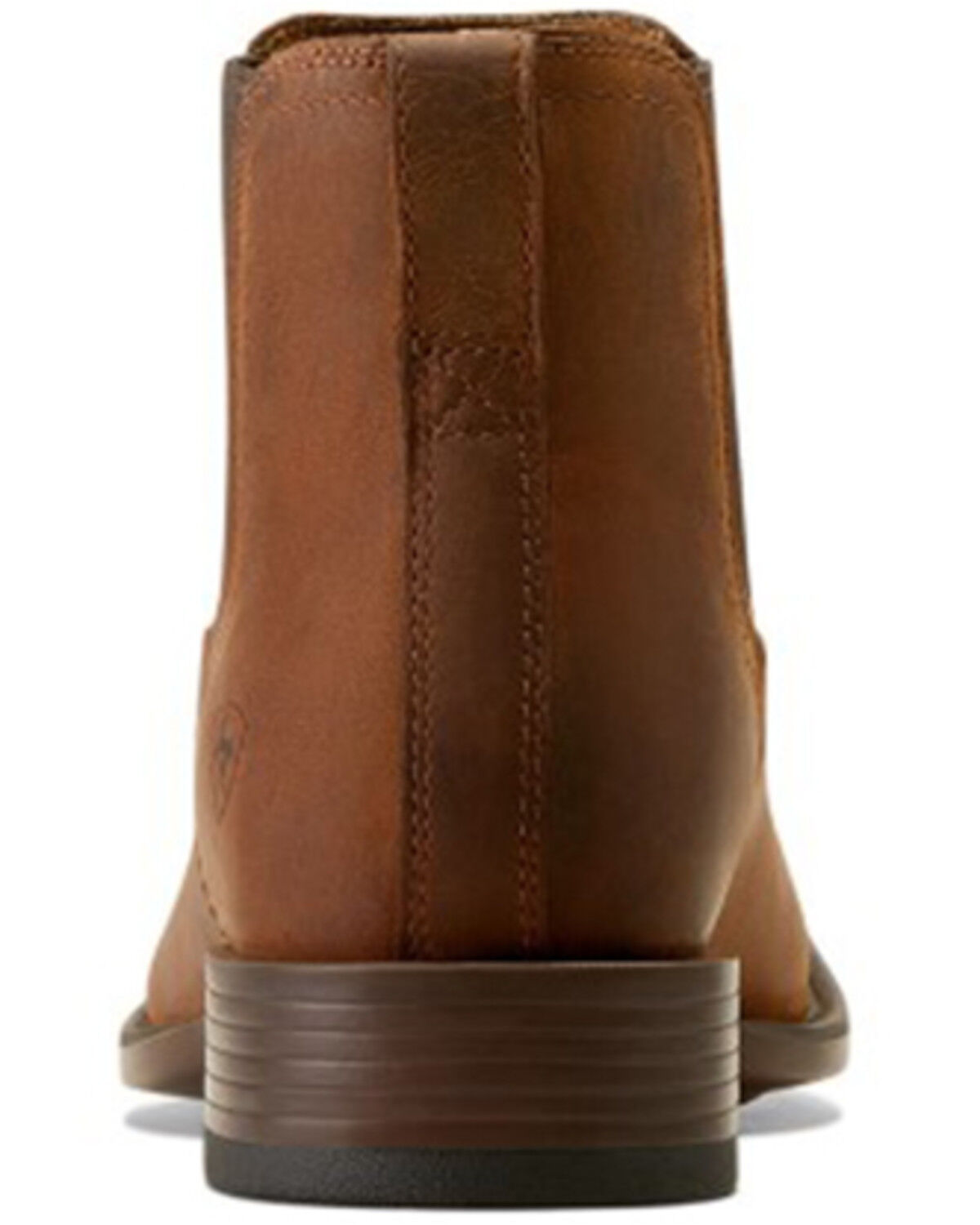 Image #3 - Ariat Men's Booker Ultra Western Chelsea Boots - Broad Square Toe, Brown, hi-res