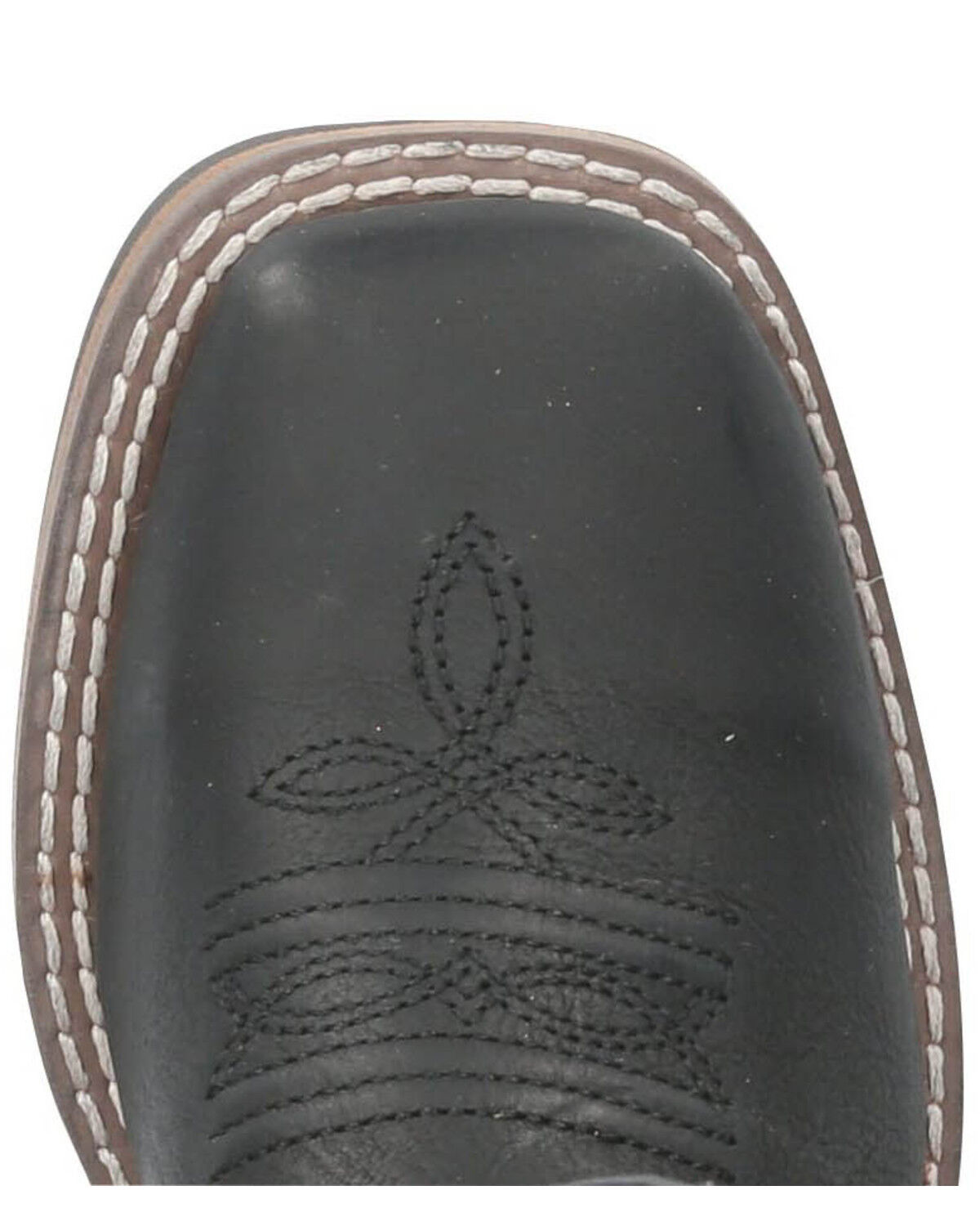 Image #2 - Smoky Mountain Boys' Duke Western Boots - Square Toe, Black, hi-res