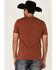 Dale Brisby Men's Sunglasses Graphic Short Sleeve Tee  , Rust Copper, hi-res