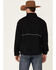 Image #4 - Cinch Men's Black Logo Sleeve 1/4 Zip Front Windbreaker Pullover , , hi-res