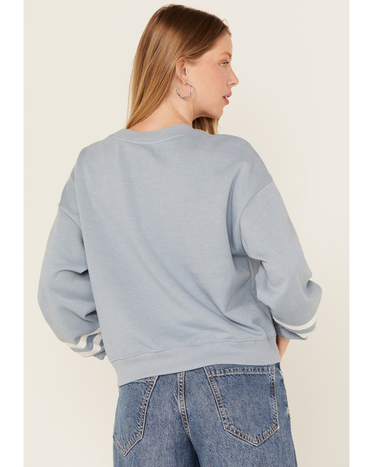 Image #4 - White Crow Women's Country Club Sweatshirt, Blue, hi-res